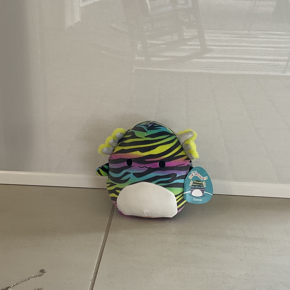 Squishmallows Multicolor Striped Stuffed Animal
 GAWA